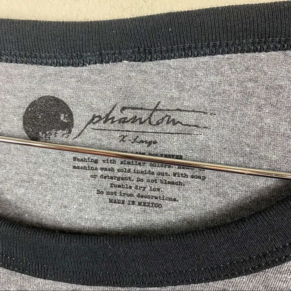 Phantom Grey Moon Baseball Tee - Picture 2 of 5